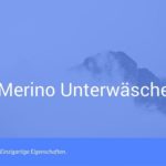 Merino Unterwäsche